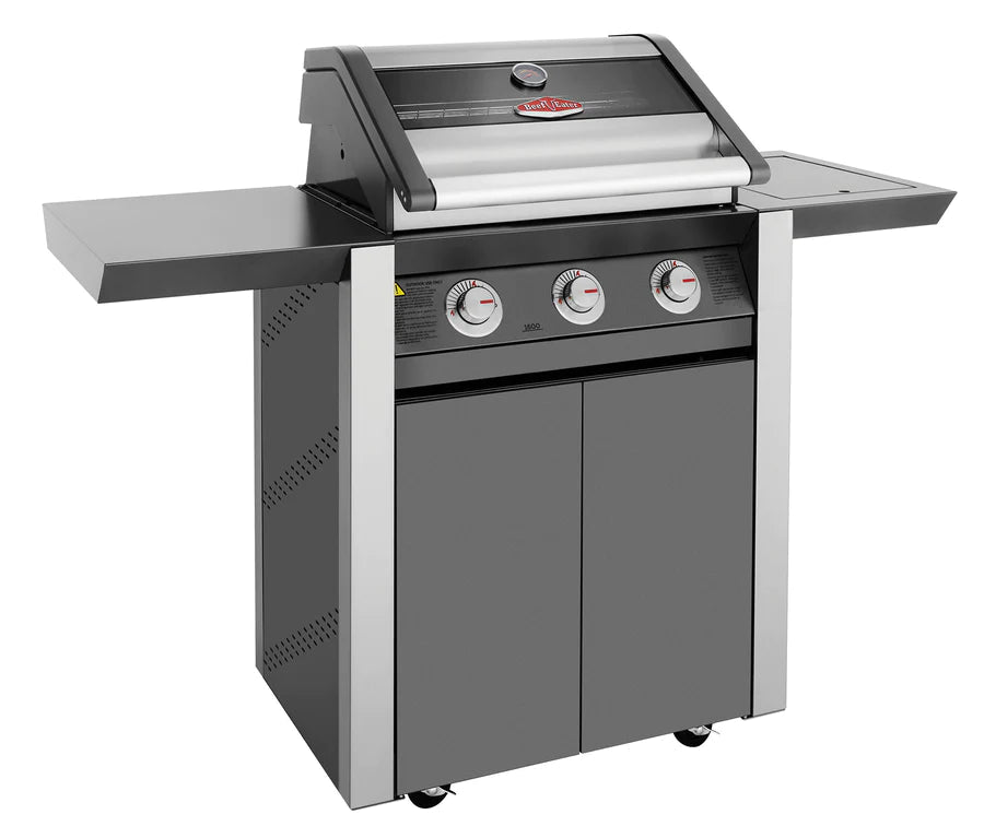 BeefEater 1600E Series - 5 Burner BBQ & Side Burner Trolley - Nuovo Luxury - Barbecue Grill