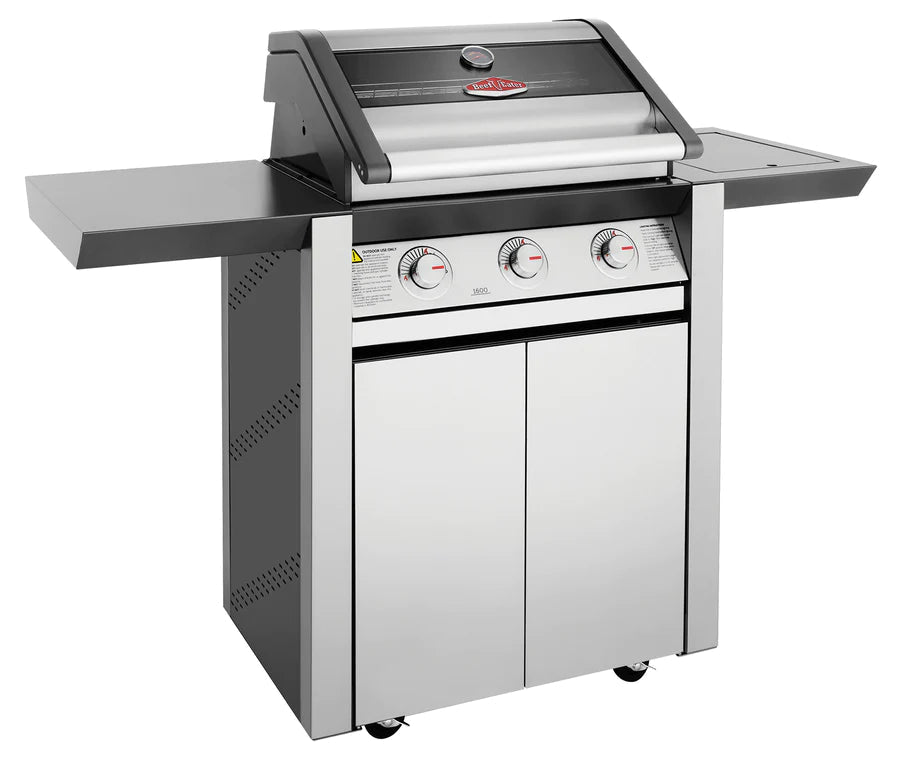 BeefEater 1600S Series - 4 Burner BBQ & Side Burner Trolley - Nuovo Luxury - Barbecue Grill
