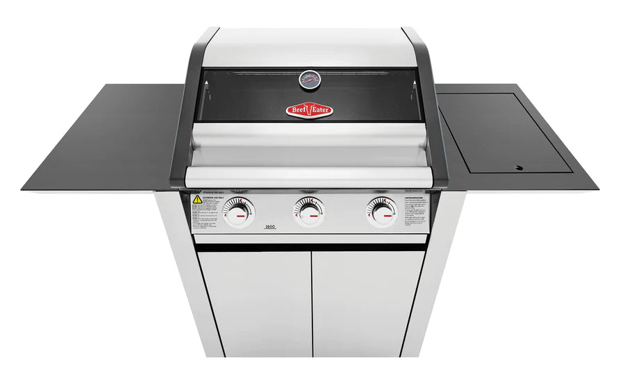 BeefEater 1600S Series - 4 Burner BBQ & Side Burner Trolley - Nuovo Luxury - Barbecue Grill