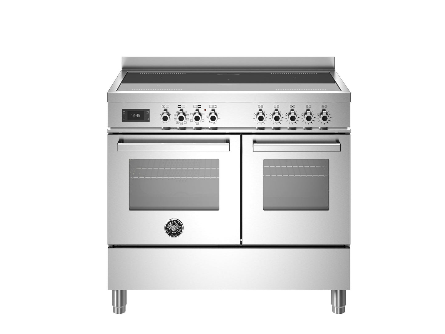 Bertazzoni Professional 100cm Range Cooker Twin Oven Electric Induction Stainless Steel - Nuovo Luxury - Range Cooker