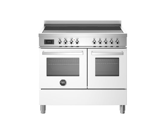 Bertazzoni Professional 100cm Range Cooker Twin Oven Electric Induction White - Nuovo Luxury - Range Cooker