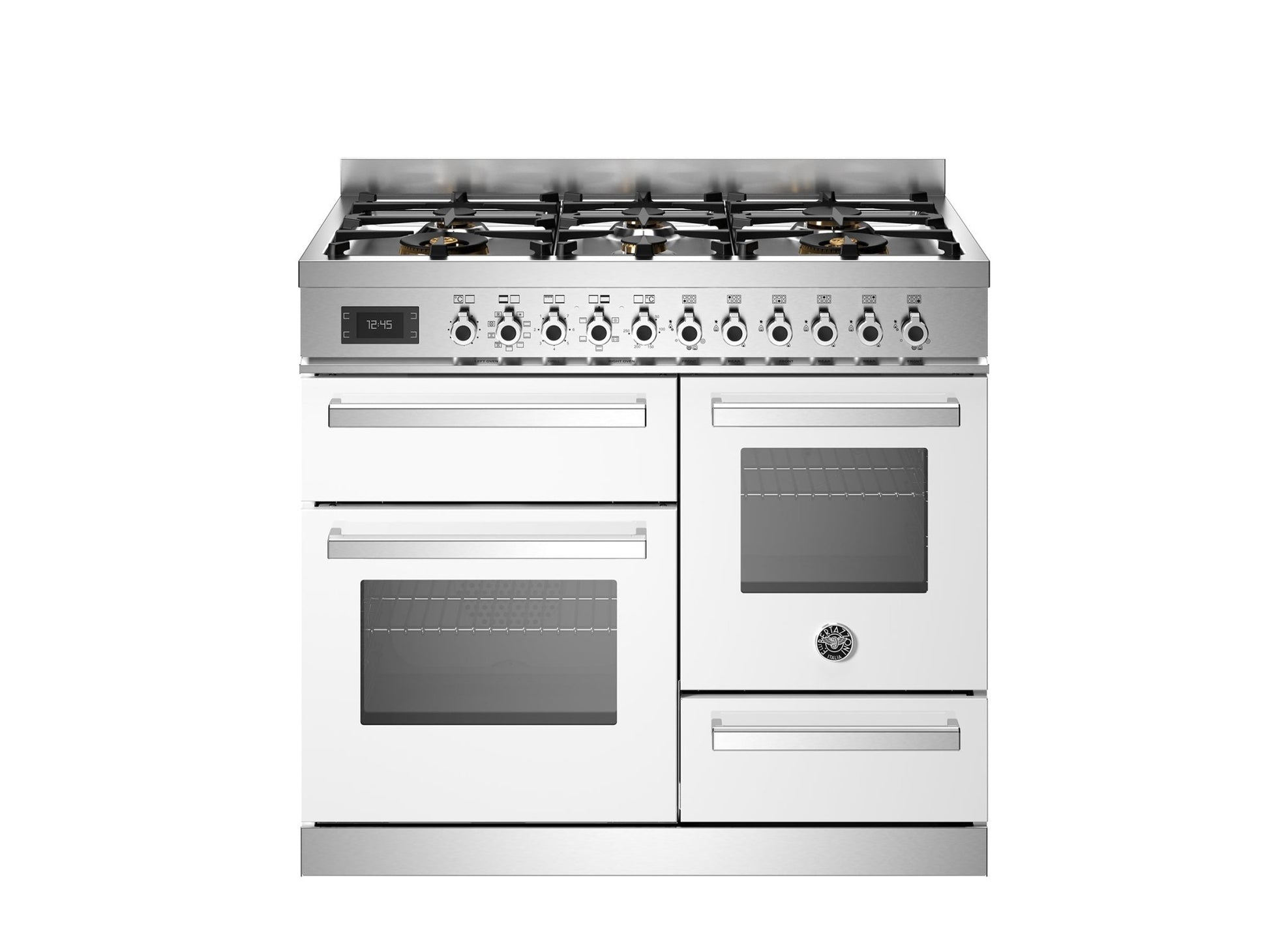 Bertazzoni Professional 100cm Range Cooker XG Oven Dual Fuel White - Nuovo Luxury - Range Cooker