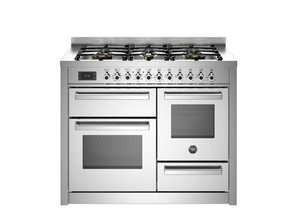 Bertazzoni Professional 110cm Range Cooker XG Oven Dual Fuel Stainless Steel - Nuovo Luxury - Range Cooker