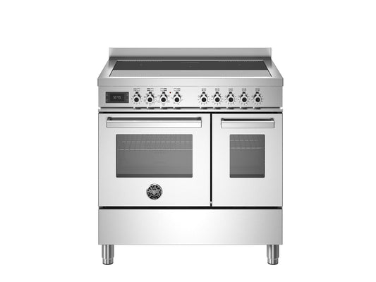Bertazzoni Professional 90cm Range Cooker Twin Oven Electric Induction Stainless Steel - Nuovo Luxury - Range Cooker