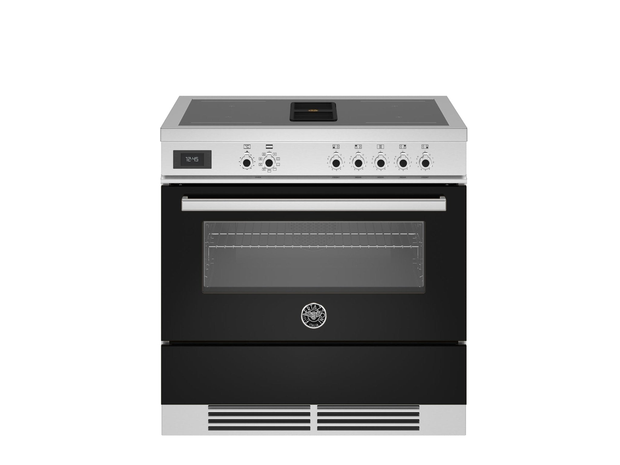 Bertazzoni Professional 90cm Range Vented Induction Black - Nuovo Luxury - Induction Range Cooker