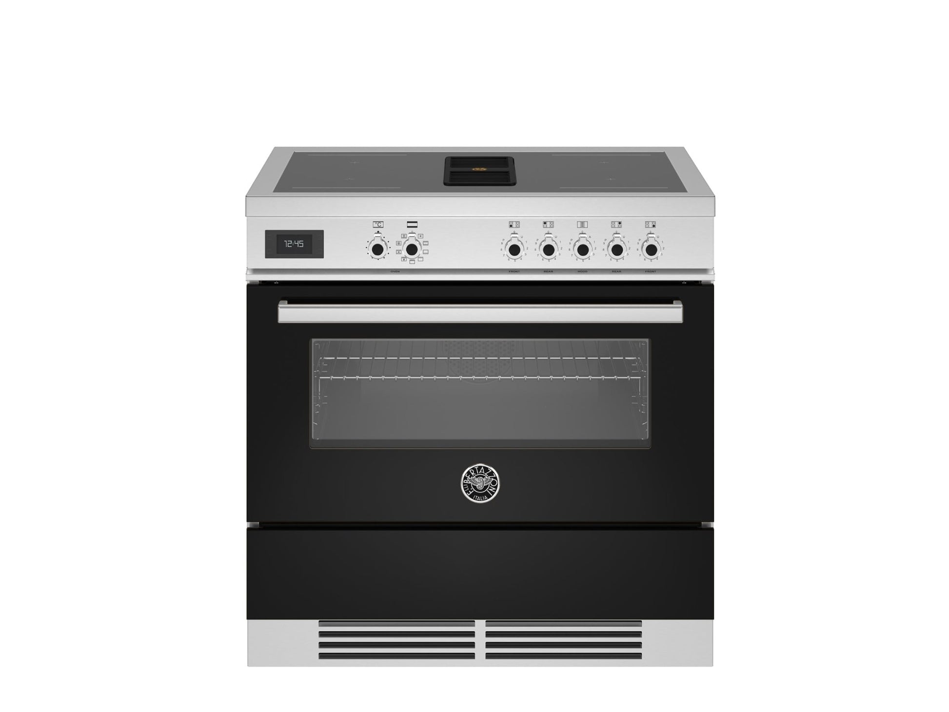 Bertazzoni Professional 90cm Range Vented Induction Black - Nuovo Luxury - Induction Range Cooker