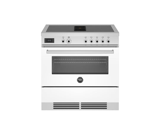 Bertazzoni Professional 90cm Range Vented Induction White - Nuovo Luxury - Induction Range Cooker
