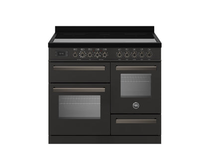 Bertazzoni Professional Series 100cm Range Cooker XG Oven Induction Carbonio - Nuovo Luxury - Induction Range Cooker
