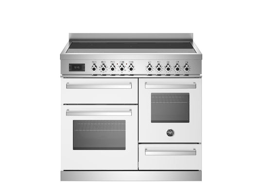 Bertazzoni Professional Series 100cm Range Cooker XG Oven Induction Gloss White - Nuovo Luxury - Induction Range Cooker