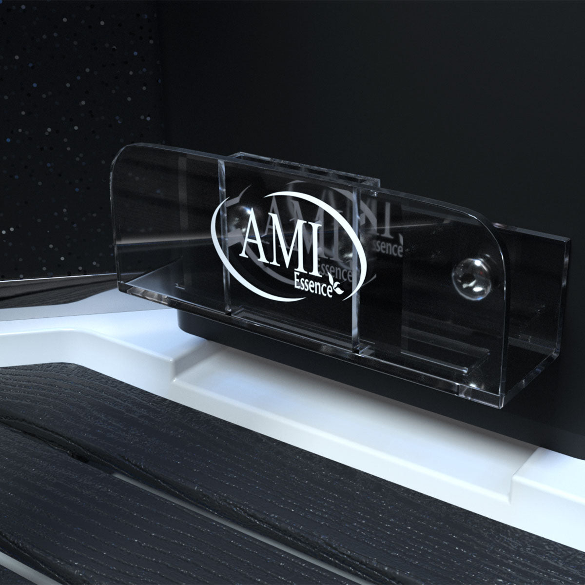 Limited Edition Insignia Black Sparkle Steam Shower Quadrant