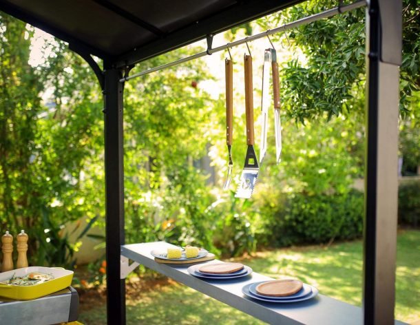 Canopia by Palram Austin 6ft x 8ft Outdoor BBQ Gazebo - Nuovo Luxury - Canopies & Gazebos