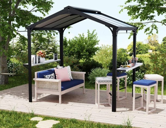 Canopia by Palram Austin 6ft x 8ft Outdoor BBQ Gazebo - Nuovo Luxury - Canopies & Gazebos