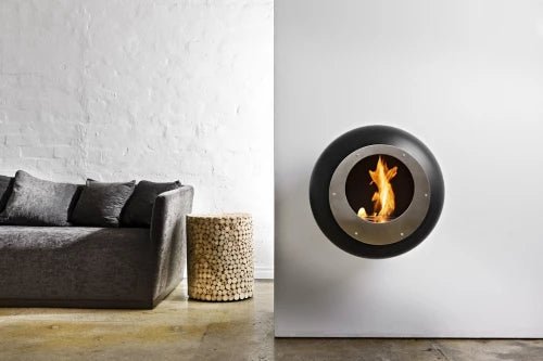Cocoon Vellum Smokeless Bioethanol Fire Matte Black - Nuovo Luxury - Cocoon Fireplace