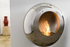 Cocoon Vellum Smokeless Bioethanol Fire Polished Steel - Nuovo Luxury - Cocoon Fireplace