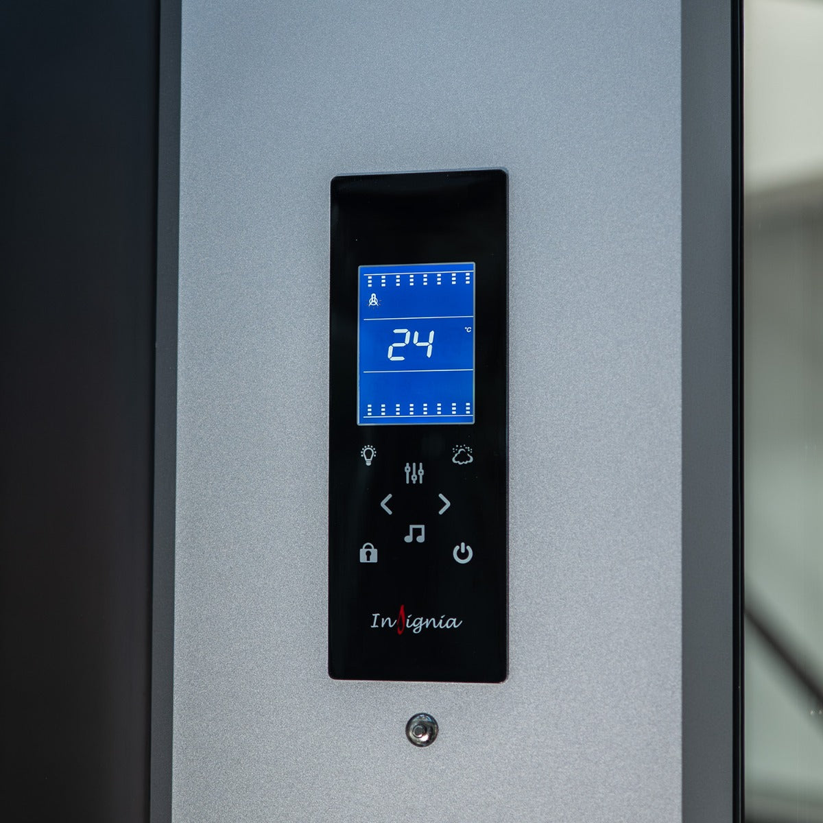 Touch control panel with media connections