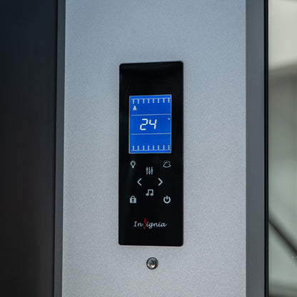 Touch control panel with media connections