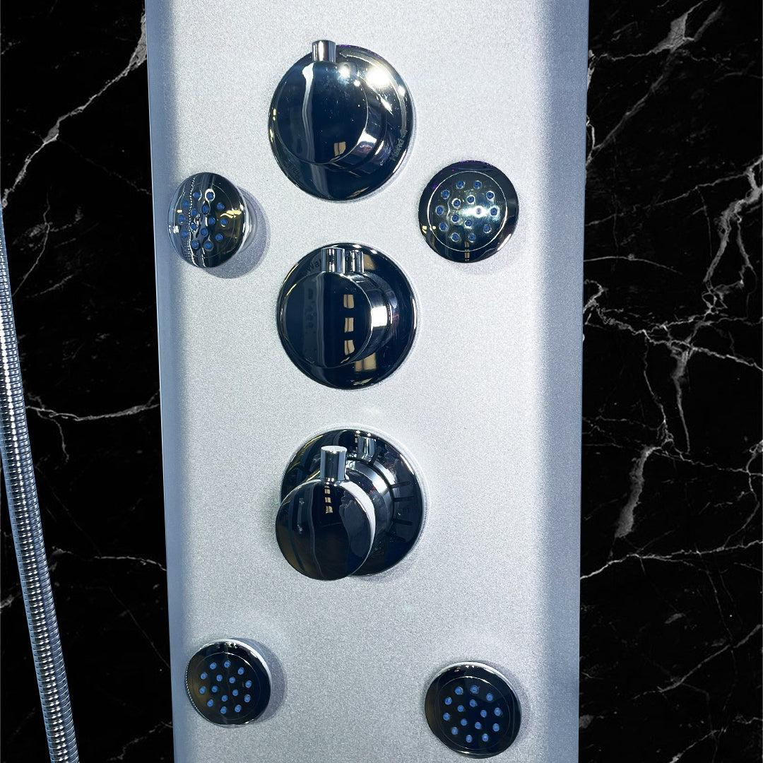 Insignia Rectangular Steam Shower - Black Marble