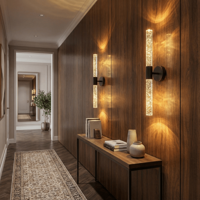 Crystal Rod LED Wall Sconce – Nordic Style - Nuovo Luxury - 