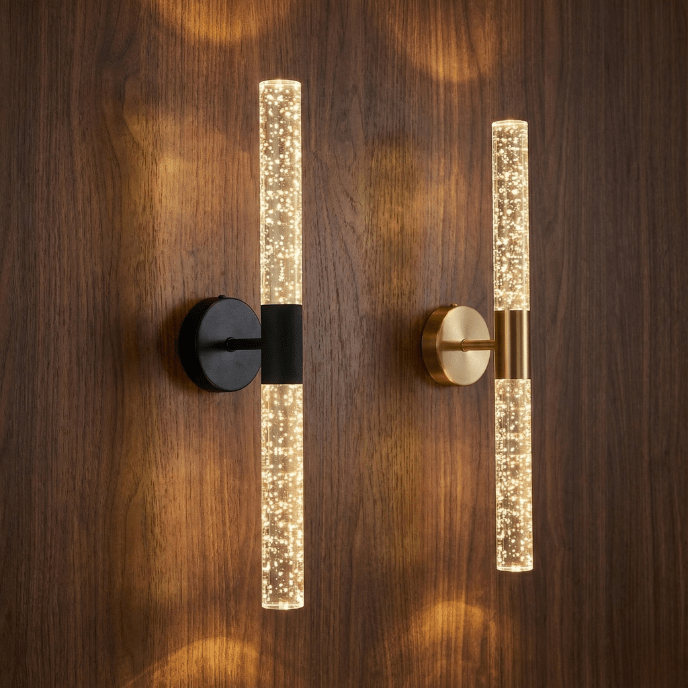 Crystal Rod LED Wall Sconce – Nordic Style - Nuovo Luxury - 