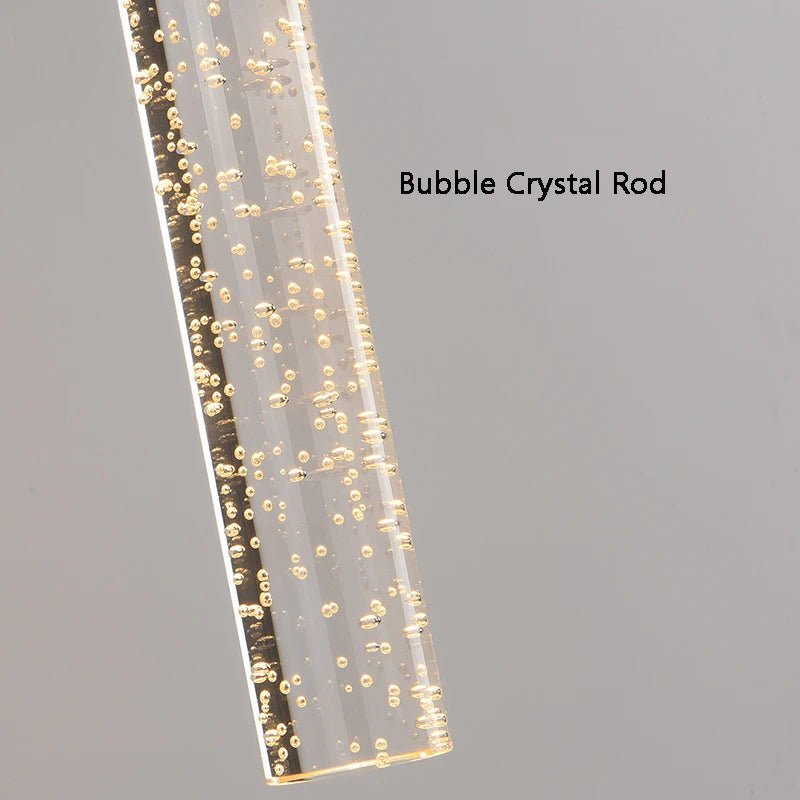Crystal Rod LED Wall Sconce – Nordic Style - Nuovo Luxury - 