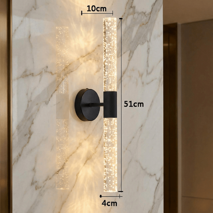 Crystal Rod LED Wall Sconce – Nordic Style - Nuovo Luxury - 