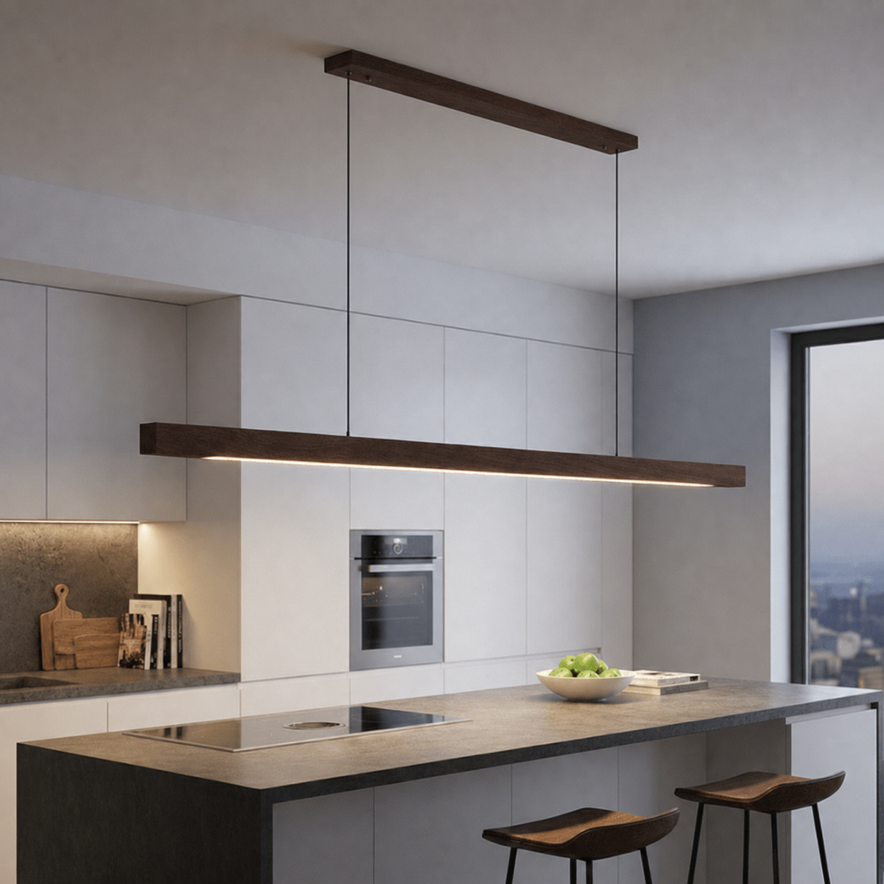 Nordic Timber Line LED Pendant Light