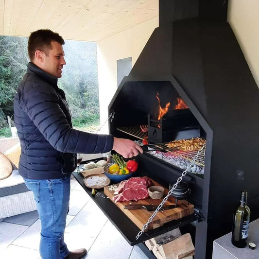 Fireboks Free Standing BBQ Braai 1200mm - Nuovo Luxury - Barbecue Grill