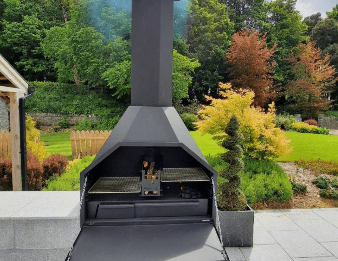 Fireboks Free Standing BBQ Braai 1200mm - Nuovo Luxury - Barbecue Grill