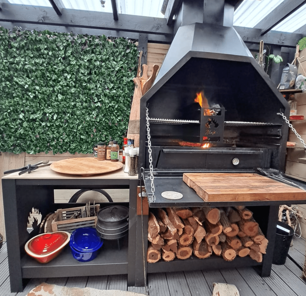 Fireboks Free Standing BBQ Braai 1200mm - Nuovo Luxury - Barbecue Grill