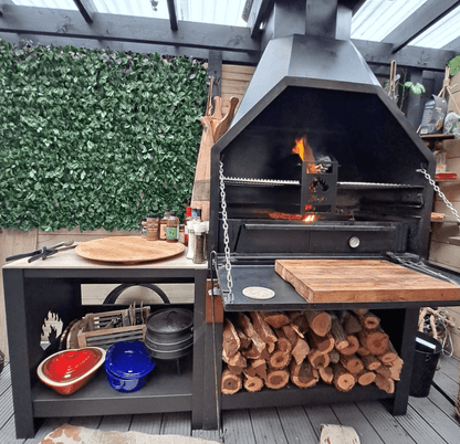 Fireboks Free Standing BBQ Braai 1200mm - Nuovo Luxury - Barbecue Grill