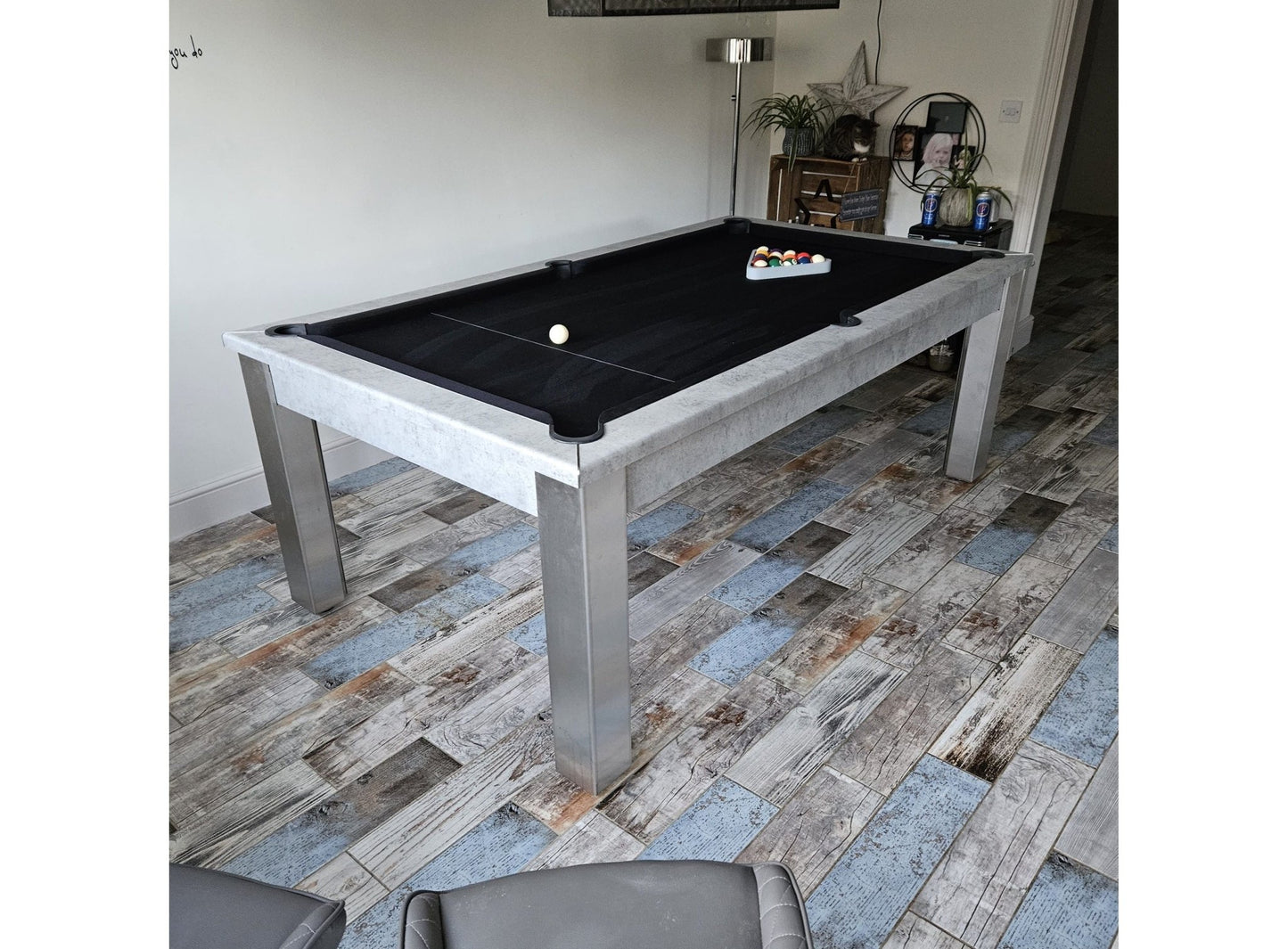 FMF Elixir Slate Bed Pool Dining Table | 6ft & 7ft Sizes - Nuovo Luxury - Pool Tables