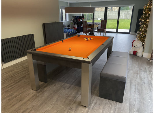 FMF Elixir Slate Bed Pool Dining Table | 6ft & 7ft Sizes - Nuovo Luxury - Pool Tables