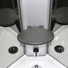 Insignia Premium Steam Shower 800x800mm - Black Frame/Clear Glass