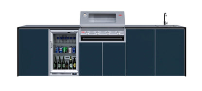 FrescoPro Boronia Outdoor Kitchen With 7000P 4 Burner BBQ - Granite Top / ACP Doors - Nuovo Luxury - Outdoor Kitchen