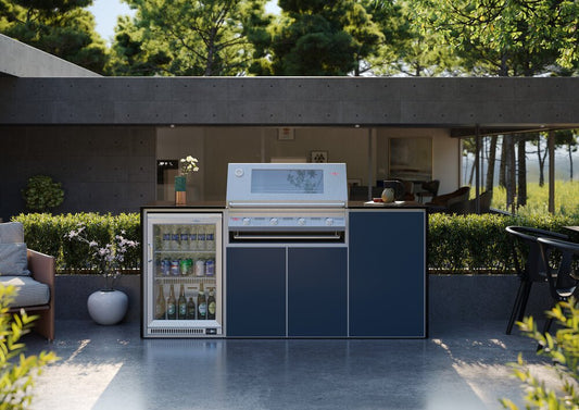 FrescoPro Canberra Outdoor Kitchen with S3000S 4 Burner Barbeque - Dekton / Dekton Doors - Nuovo Luxury - Outdoor Kitchen