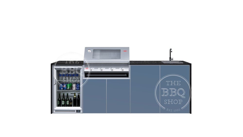 FrescoPro Esperance Outdoor Kitchen With 7000P 4 Burner BBQ - Dekton / ACP Doors - Nuovo Luxury - Outdoor Kitchen