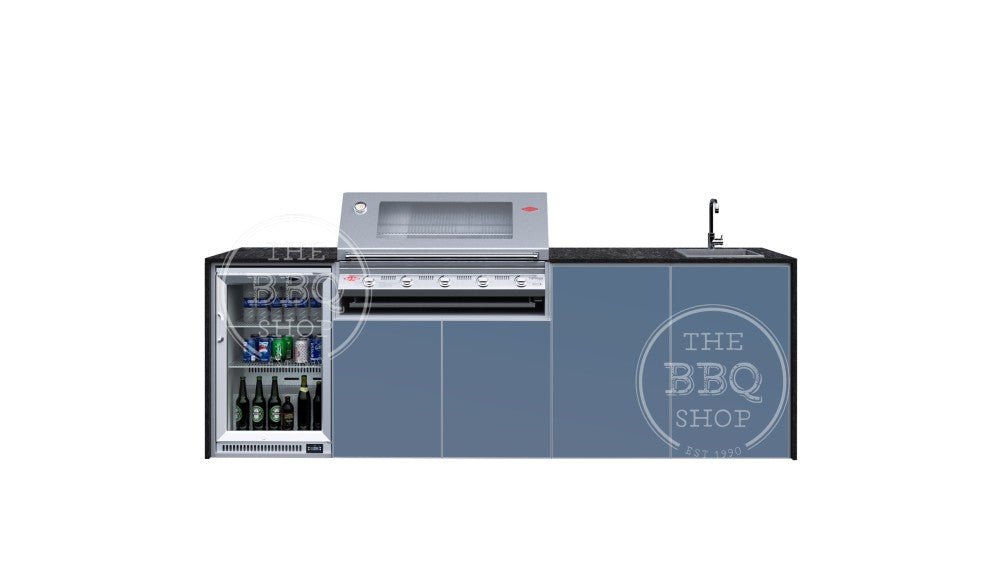 FrescoPro Esperance Outdoor Kitchen With 7000P 5 Burner BBQ - Dekton / ACP Doors - Nuovo Luxury - Outdoor Kitchen