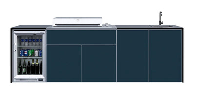 FrescoPro Esperance Outdoor Kitchen With Pro Line 6 Burner BBQ - Dekton / Dekton Doors - Nuovo Luxury - Outdoor Kitchen