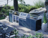 FrescoPro Fremantle Outdoor Kitchen With 7000P 5 Burner BBQ - Granite Top / ACP Doors - Nuovo Luxury - Outdoor Kitchen