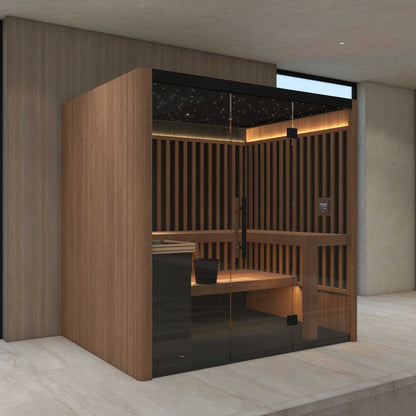 OKA Fusion Synergy 3 hybrid sauna shown from an alternative angle