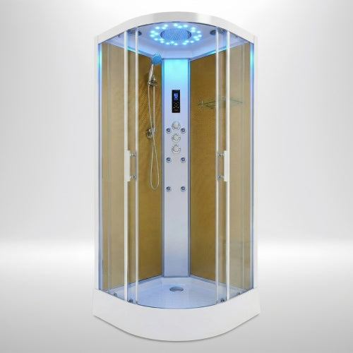 Platinum Shower Cabin 1000x1000mm - Chrome Frame / Clear Glass