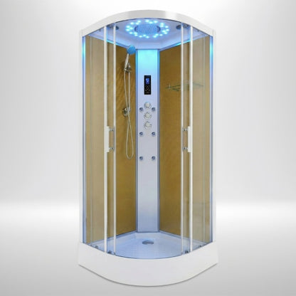 Platinum Shower Cabin 1000x1000mm - Chrome Frame / Clear Glass