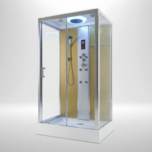 Insignia Premium Shower Cabin 1050x850mm - Chrome Frame