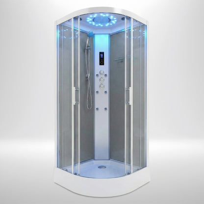 Platinum Shower Cabin 1000x1000mm - Chrome Frame / Clear Glass