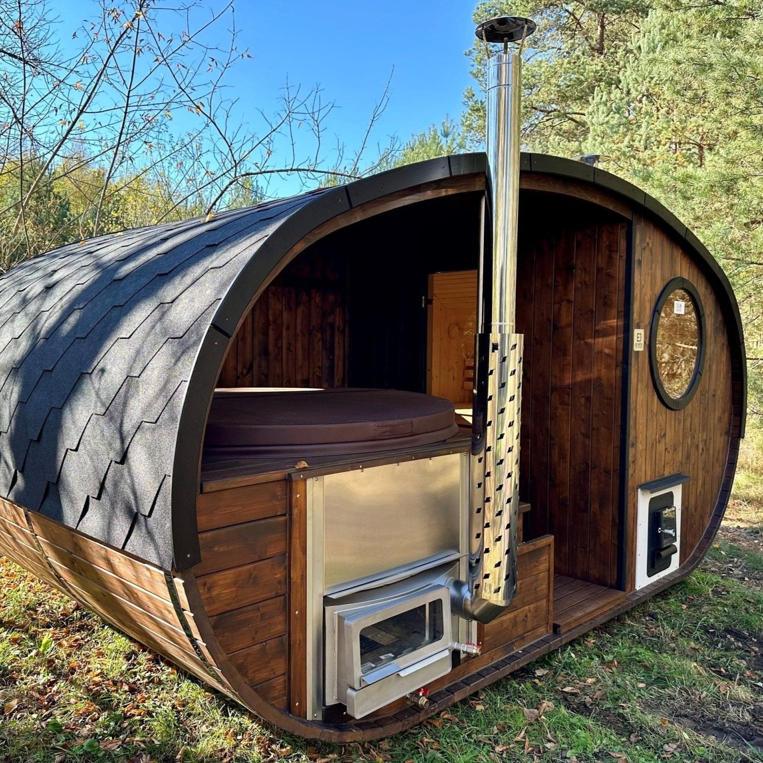 Halo Evolve 2 in 1 Sauna Hot Tub - Nuovo Luxury - Outdoor Sauna