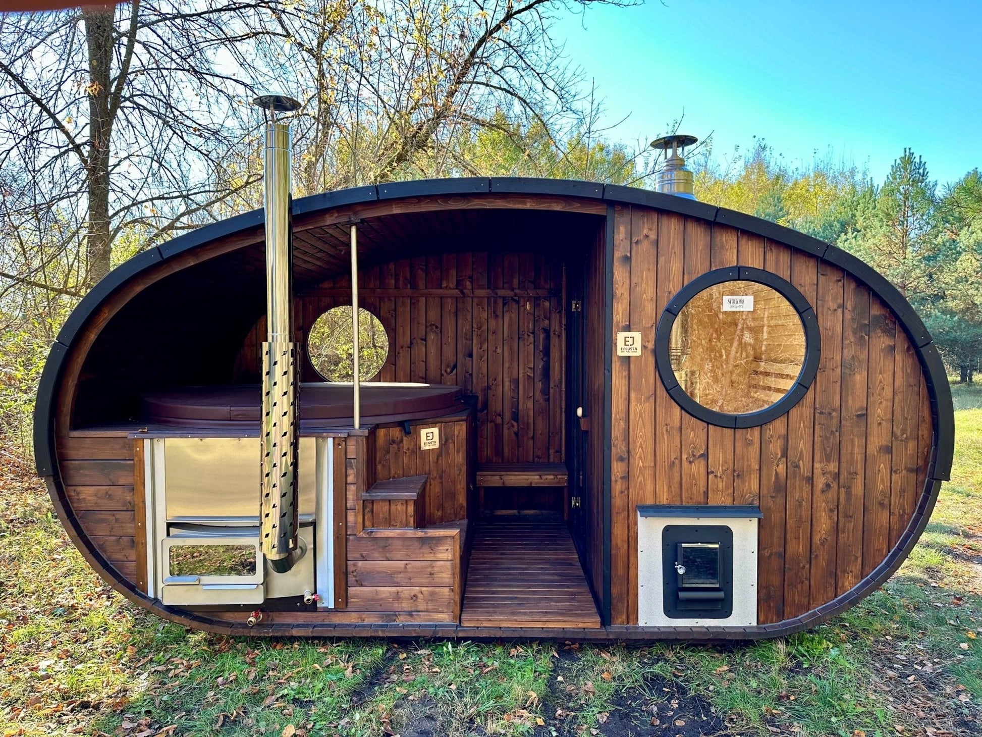 Halo Evolve 2 in 1 Sauna Hot Tub - Nuovo Luxury - Outdoor Sauna