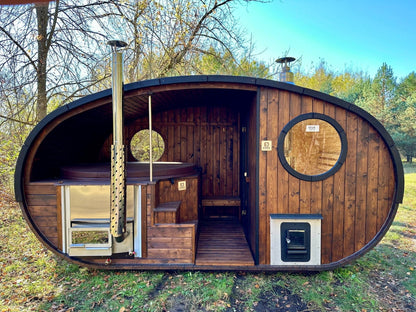 Halo Evolve 2 in 1 Sauna Hot Tub - Nuovo Luxury - Outdoor Sauna