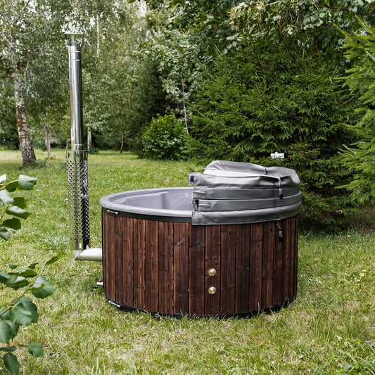 Halo ignite Wood - Fired Hot Tub - Internal Heater - Nuovo Luxury - Hot Tub