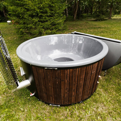 Halo ignite Wood - Fired Hot Tub - Internal Heater - Nuovo Luxury - Hot Tub