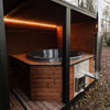 Halo Saunas 2 in 1 Spa Hot Tub & Sauna Combo - Nuovo Luxury - Outdoor Sauna